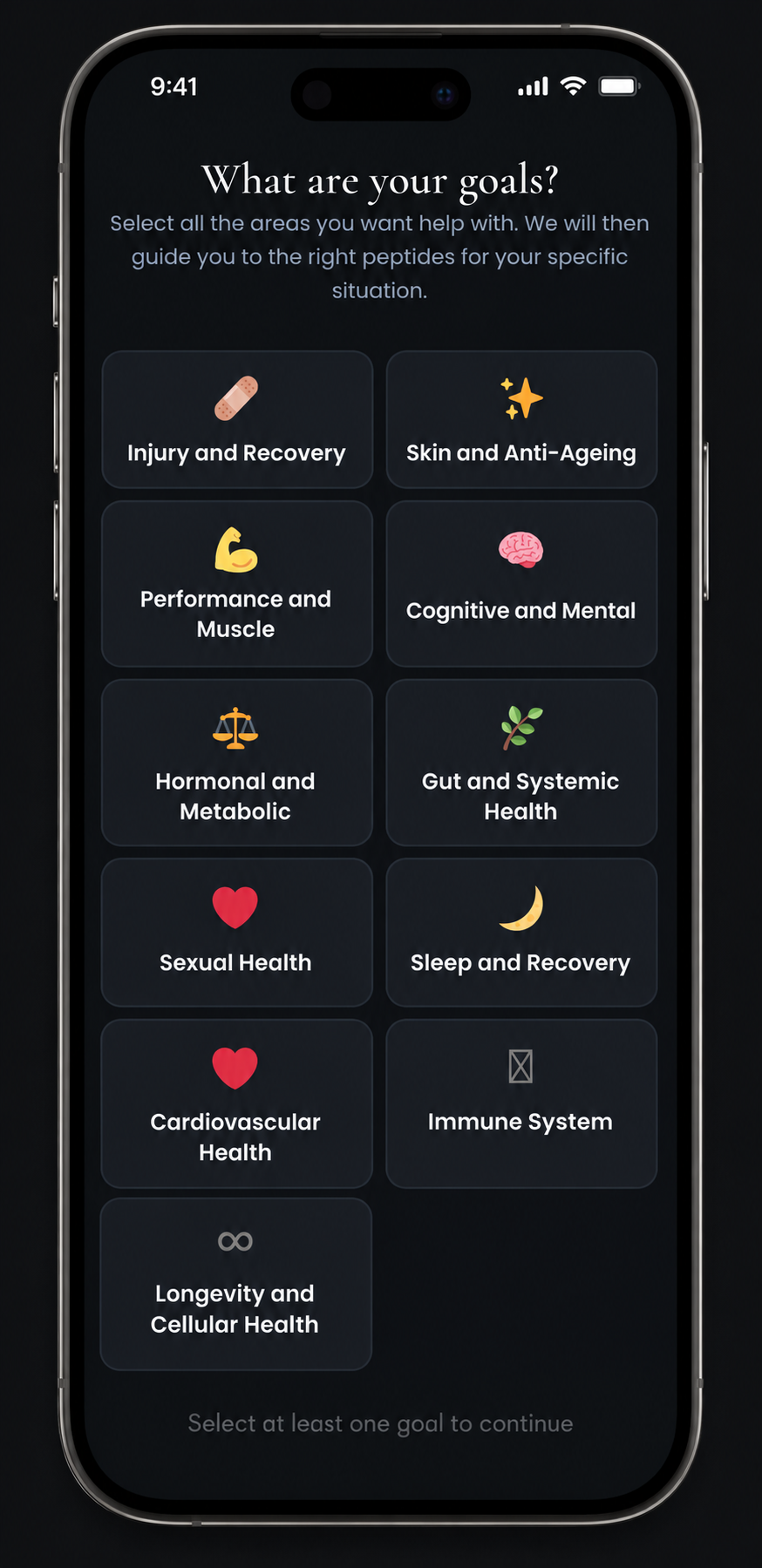 PepCoach goals finder