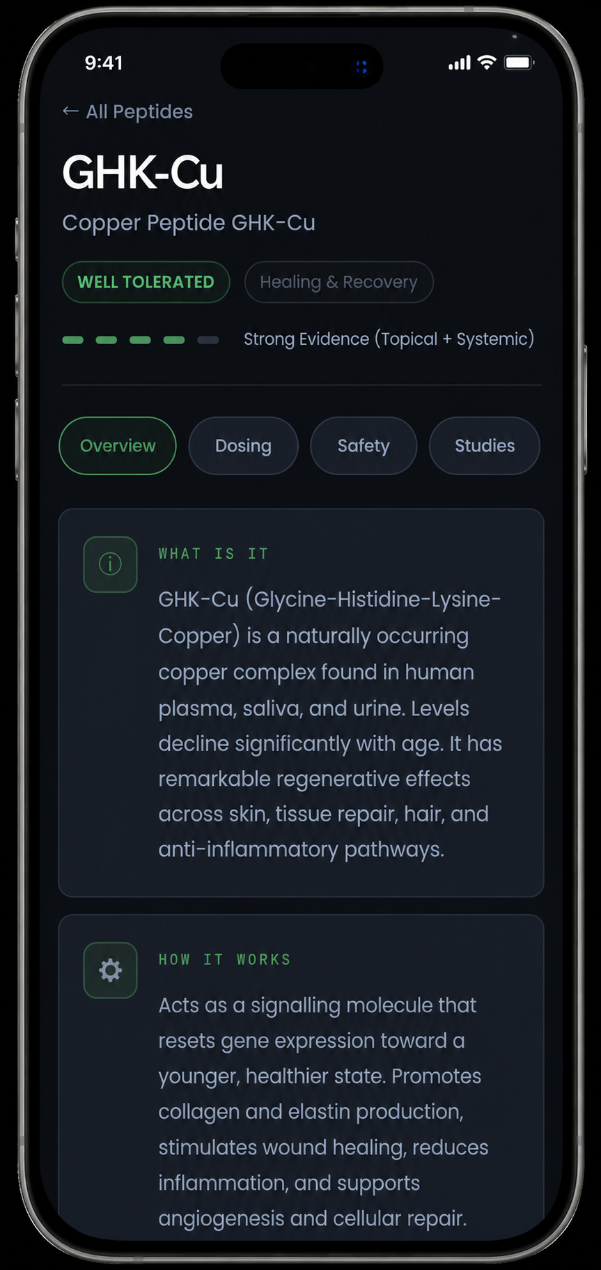 PepCoach peptide library view