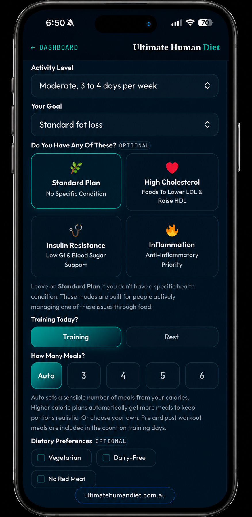 ARK custom macros and health outcomes